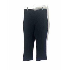 MM LeFleur Black Ankle Dress Pants Straight Leg Side Zip Sz 8  NWT